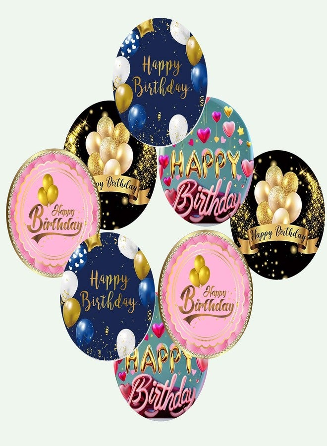 SLGIFT ملصقات فينيل بتصميم عيد ميلاد سعيد من SLGIFT، ملصقات فينيل ذاتية اللصق، 40 قطعة، ملصقات دائرية 2 × 2 بوصة، 4 تصاميم فريدة، R198 - Image 3